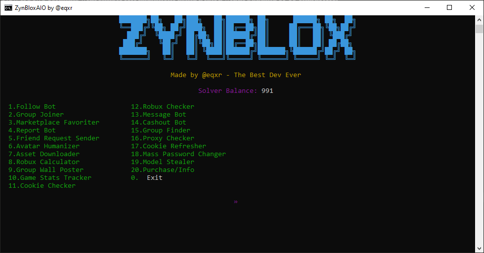 [ PRE SALE ] ZynBlox - Roblox Multitool
